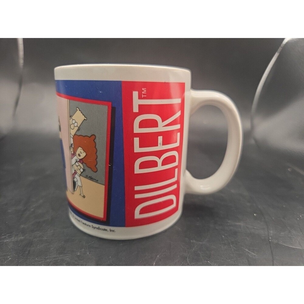 Dilbert Comic Ceramic Coffee Mug Cup I’m not Anti Business I’m Anti Idiot